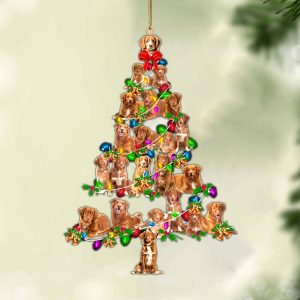 Nova Scotia Duck Tolling Retriever-Christmas Tree Lights-Two&hellip;