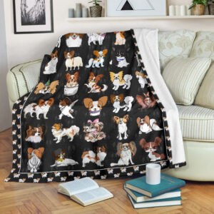 Old Papillon Fleece Throw Blanket – Pendleton&hellip;