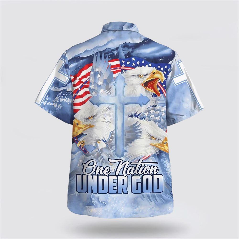 One Nation Under God Hawaiian Shirts – Gifts For Jesus Lovers
