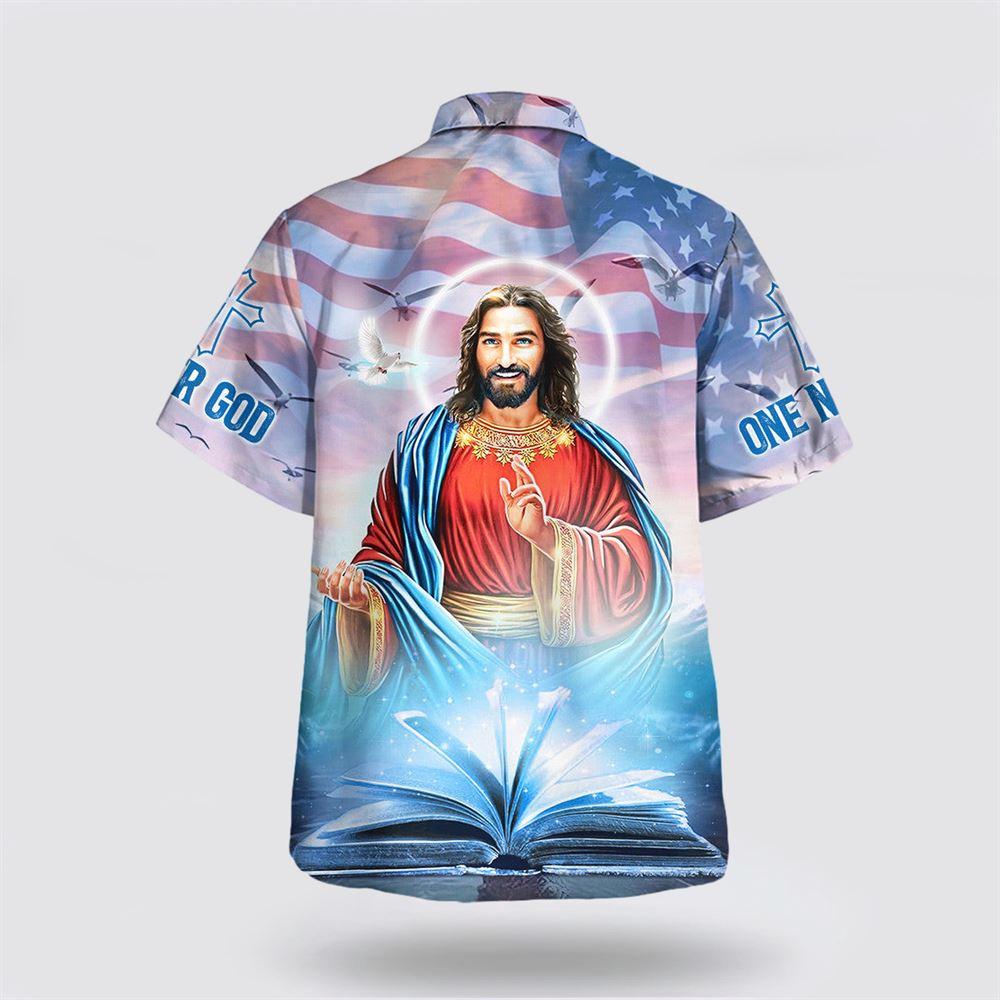 One Nation Under God Jesus Smile Hawaiian Shirts – Gifts For Christian Families