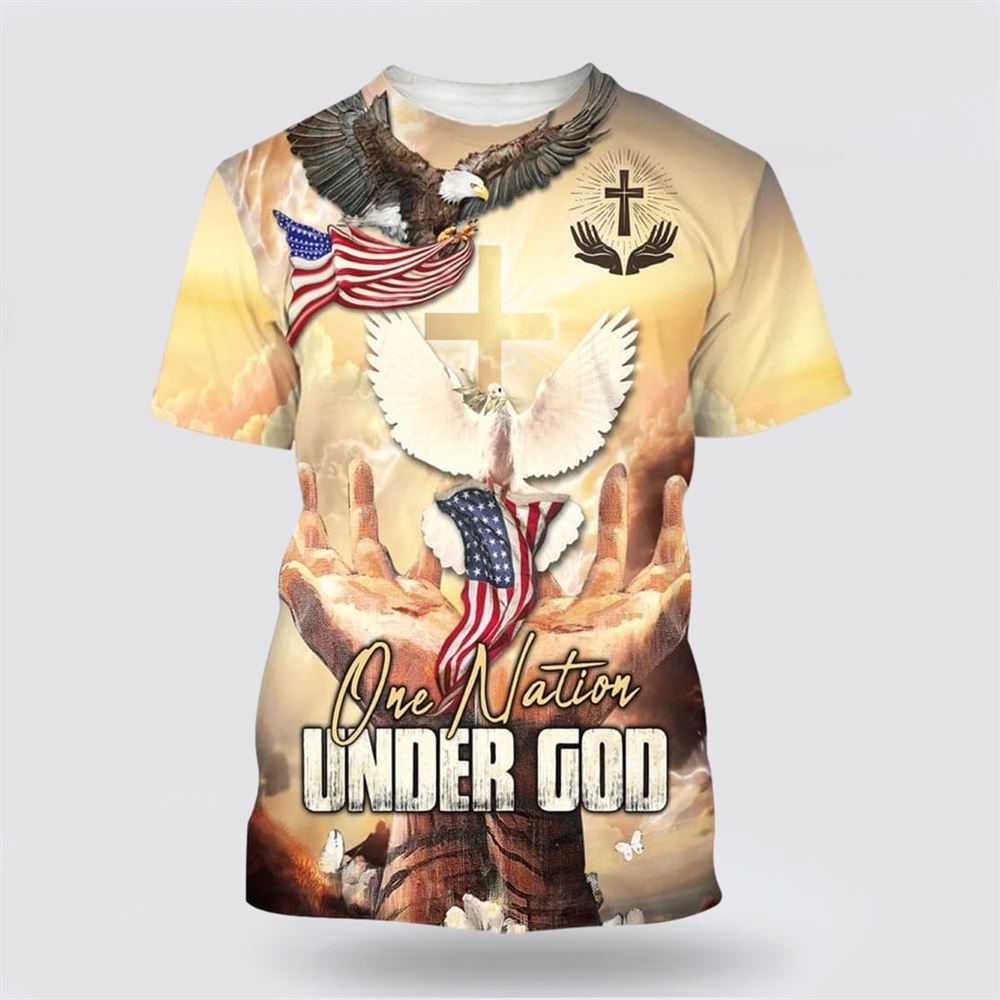 One Nation Under God Shirts Hand Hold Cross Dove – Gifts For Christians One Nation Under God Shirts Hand Hold Cross Dove – Gifts For Christians