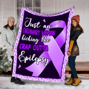 Ordinary Woman Epilepsy Fleece Throw Blanket –&hellip;