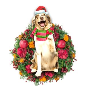 Pamaheart Australian Shepherd Christmas Ornament, Happy Christmas&hellip;