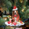 Pamaheart Bat Christmas Light Hanging Ornament Dog Ornament, Car Ornament, Christmas Ornament, Dog Memorial Gift