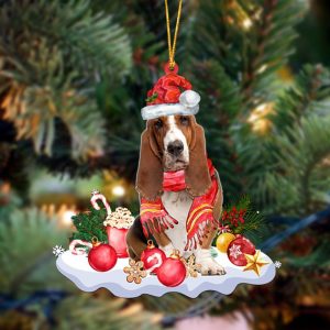 Pamaheart Basset Hound-Better Christmas Hanging Ornament, Happy&hellip;