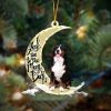 Pamaheart Bichon Frise Christmas Snow Hanging Ornament Dog Ornament, Car Ornament, Christmas Ornament
