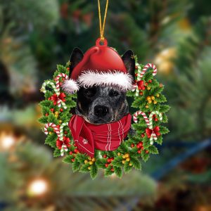Pamaheart Blue Heeler-Xmas Bandana Hanging Ornament, Happy&hellip;