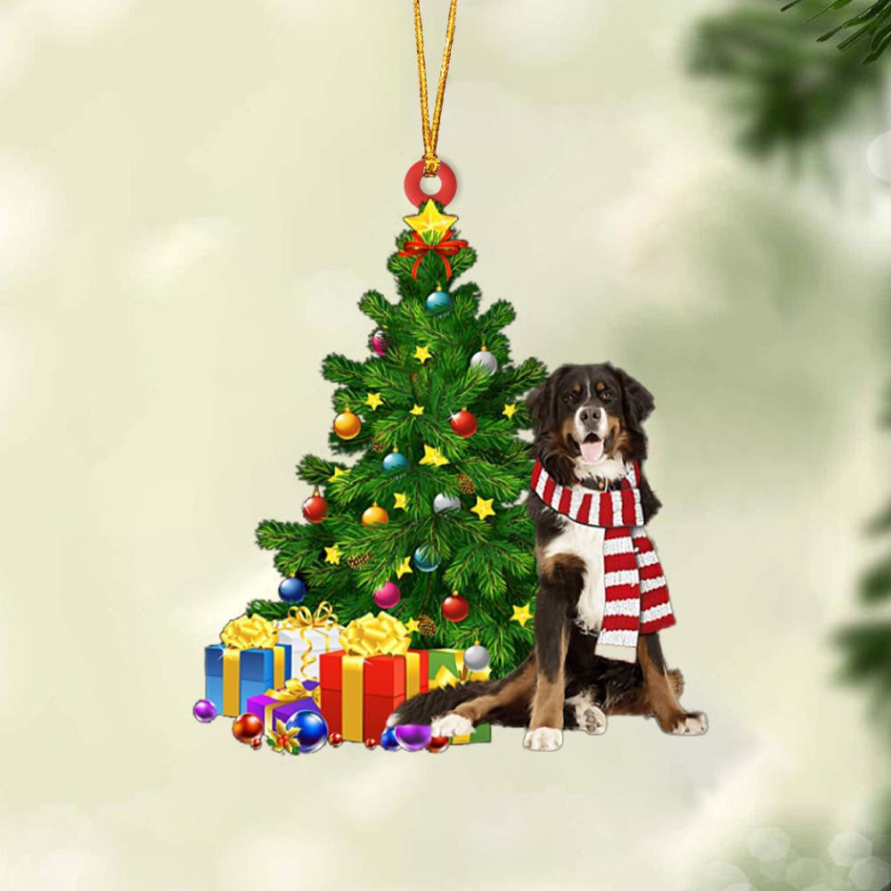 Pamaheart English Shepherd-Christmas Star Hanging Ornament, Happy Christmas Ornament, Car Ornament