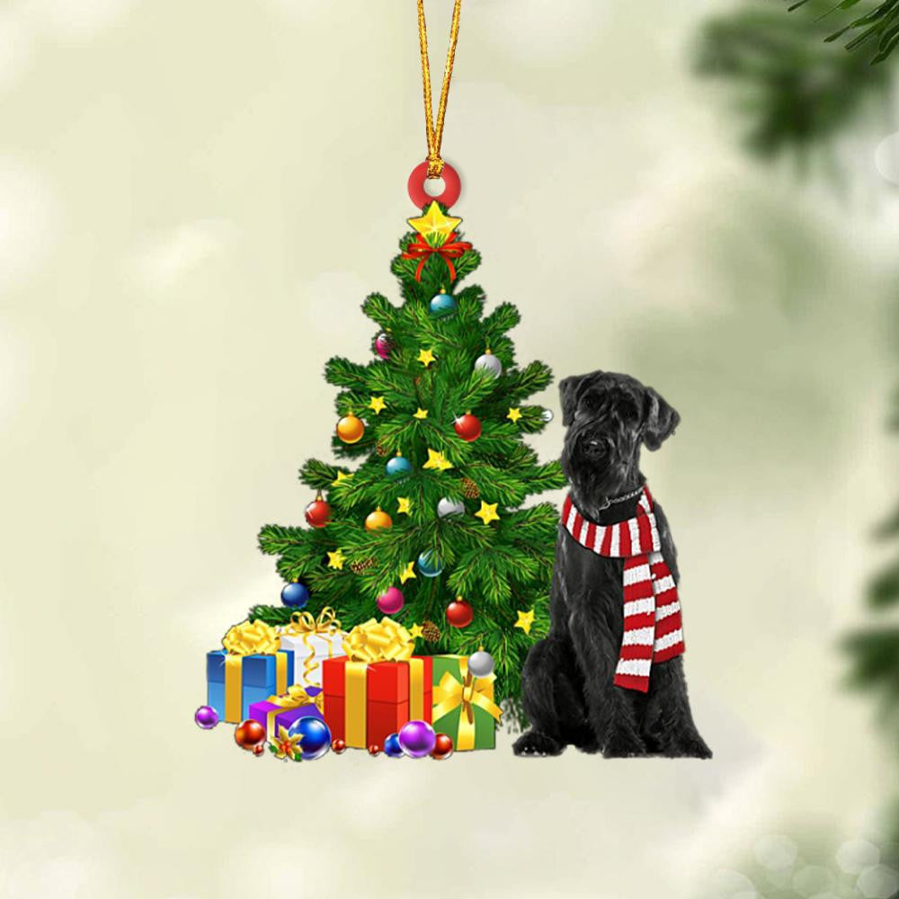 Pamaheart Giant Schnauzer-Christmas Star Hanging Ornament, Happy Christmas Ornament, Car Ornament