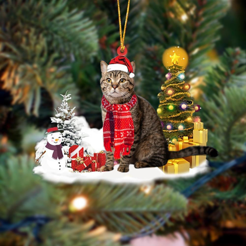 Pamaheart Ocicat Cat Christmas Ornament Dog Ornament, Car Ornament, Christmas Ornament, Christmas Decor