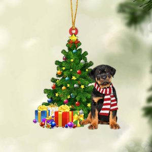 Pamaheart Rottweiler Christmas Star Hanging Ornament, Happy&hellip;