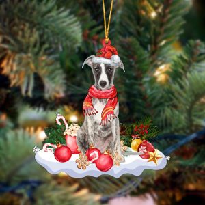 Pamaheart Whippet Better Christmas Hanging Ornament, Happy&hellip;