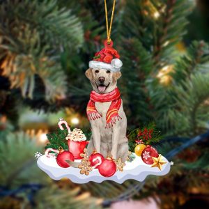 Pamaheart Yellow Labrador Better Christmas Hanging Ornament,&hellip;