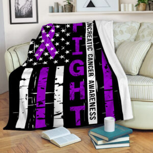 Pancreatic Cancer Awareness Fight American Usa Flag&hellip;