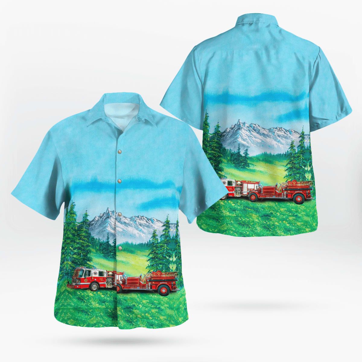 Paterson, New Jersey, Paterson Fire Department Hawaiian Shirt – Gifts For Firefighters In Paterson, NJ