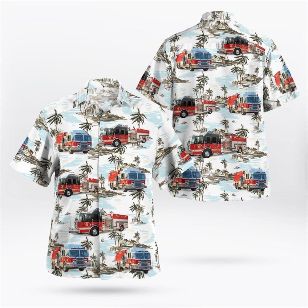 Pavilion Fire Dept, Pavilion, NY Hawaiian Shirt – Gifts For Firefighters In Pavilion, NY