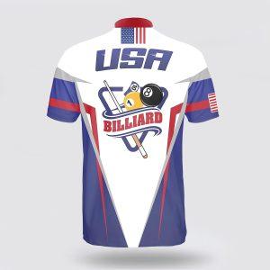 Personalized Billiard 8 Ball American Flag Billiard Jerseys Shirt