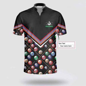 Personalized Billiard Pattern Crown Emblem Billiard Jerseys Shirt