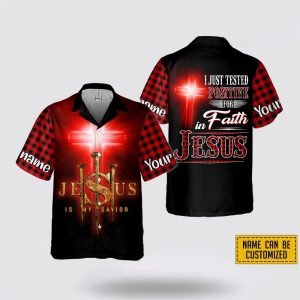 Personalized Name Jesus Is My Savior All Over Printed Hawaiian Shirt – Gifts For Christians