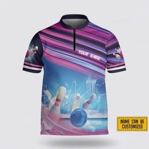 Personalized Strike Out Breast Cancer Bowling Jersey&hellip;