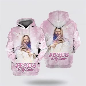 Pink Jesus Is My Savior All Over Print Hoodie Shirt Gifts For Christian Families 3 mbfrbk.jpg
