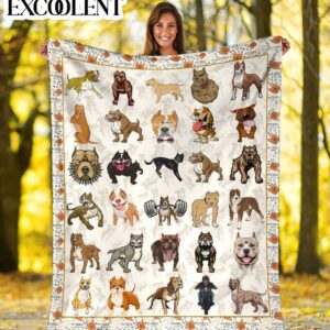 Pitbull Fleece Throw Blanket – Pendleton Sherpa&hellip;