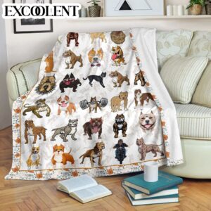 Pitbull Fleece Throw Blanket – Pendleton Sherpa&hellip;