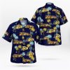 Piscataway, New Jersey, New Market Volunteer Fire Company #1, 4th Of July Hawaiian Shirt – Gifts For Firefighters In Piscataway, NJ