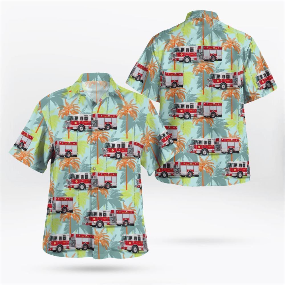 Pittsford, New York, Bushnells Basin Fire Department Hawaiian Shirt – Gifts For Firefighters In Pittsford, NY
