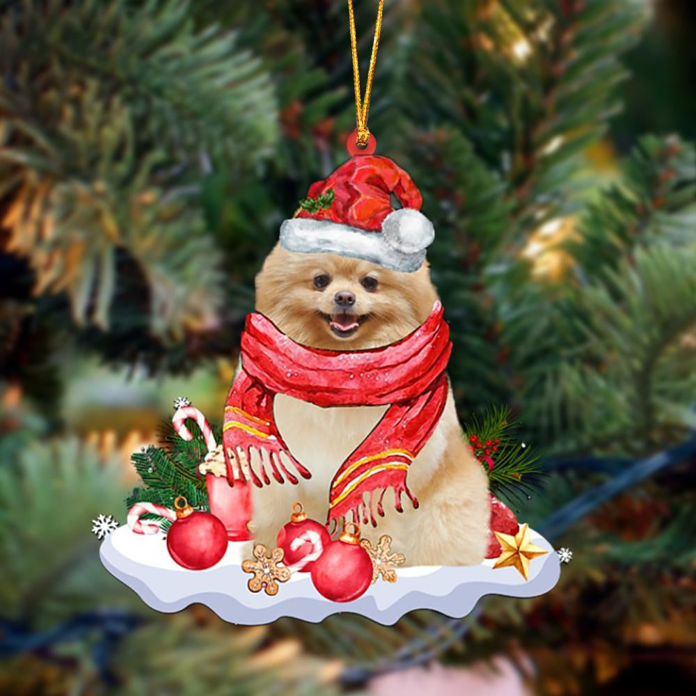 Pomeranian Better Christmas Hanging Christmas Plastic Hanging Ornament Gifts For Dog Lovers