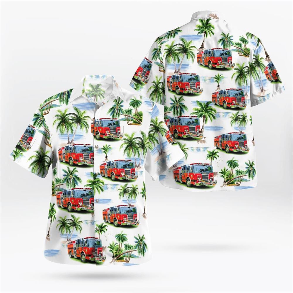Port Jervis, New York, Port Jervis Fire Department Tri State Engine Company #6 Hawaiian Shirt – Gifts For Firefighters In Port Jervis, NY