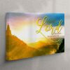Psalm 1005 For The Lord Is Good And His Love Endures Forever Canvas Wall Art – – Christian Wall Art Canvas