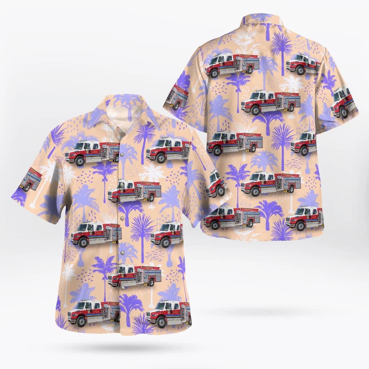 Queensbury, New York, South Queensbury Fire Department Hawaiian Shirt – Gifts For Firefighters In Queensbury, NY