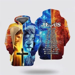 Red And Blue Jesus Is my God&hellip;