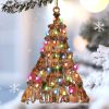 Rhodesian Ridgeback-Star Tree Hanging Christmas Plastic Hanging Ornament