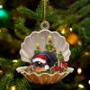 Rottweiler-Christmas Gifts&Dogs Hanging Christmas Plastic Hanging Ornament