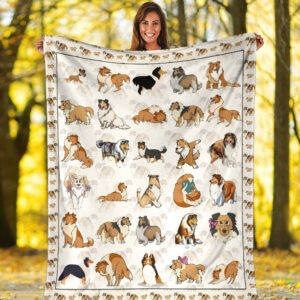 Rough Collie Fleece Throw Blanket – Pendleton&hellip;