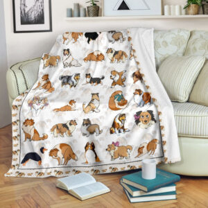 Rough Collie Fleece Throw Blanket – Pendleton&hellip;