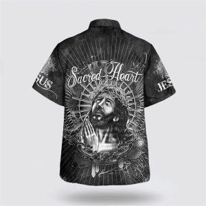 Sacred Heart Jesus Christ Pray Hawaiian Shirts&hellip;