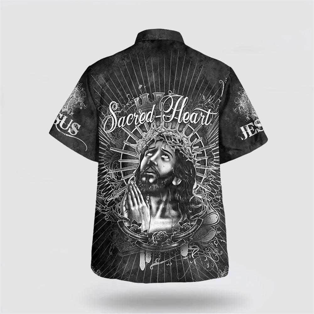Sacred Heart Jesus Christ Pray Hawaiian Shirts – Gifts For Christian Families Sacred Heart Jesus Christ Pray Hawaiian Shirts – Gifts For Christian Families