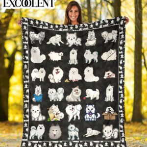 Samoyed Fleece Throw Blanket – Pendleton Sherpa&hellip;