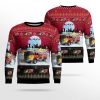 Princeton Junction, NJ, Princeton Junction Fire Company West Windsor Christmas Ugly Sweater 3D – Gifts For Firefighters In Princeton Junction, NJ