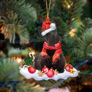 Scottish Terrier-Better Christmas Hanging Christmas Plastic Hanging&hellip;