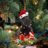 Scottish Terrier Christmas Dog Friends Hanging Christmas Plastic Hanging Ornament – Christmas Decor