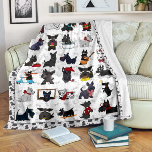 Scottish Terrier Fleece Throw Blanket – Pendleton&hellip;