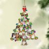 Shetland Sheepdog-Christmas Gifts&Dogs Hanging Christmas Plastic Hanging Ornament