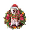 Shiba Inu Inside Your Gloves Christmas Holiday-Two Sided Christmas Plastic Hanging Ornament