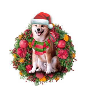 Shiba Inu Christmas Christmas Plastic Hanging Ornament&hellip;