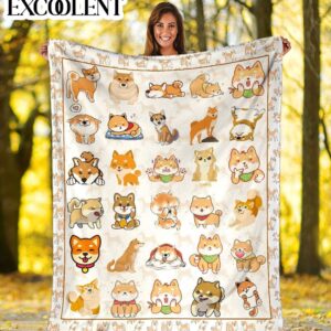 Shiba Inu Fleece Throw Blanket – Pendleton&hellip;