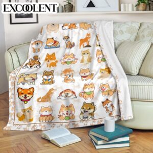 Shiba Inu Fleece Throw Blanket – Pendleton&hellip;